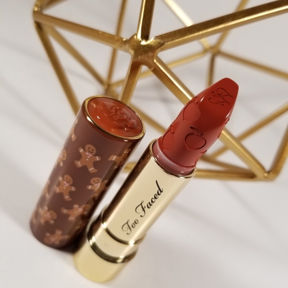 🆕️Too Faced, Gingerbread Man, Lipstick - Picture 1 of 6